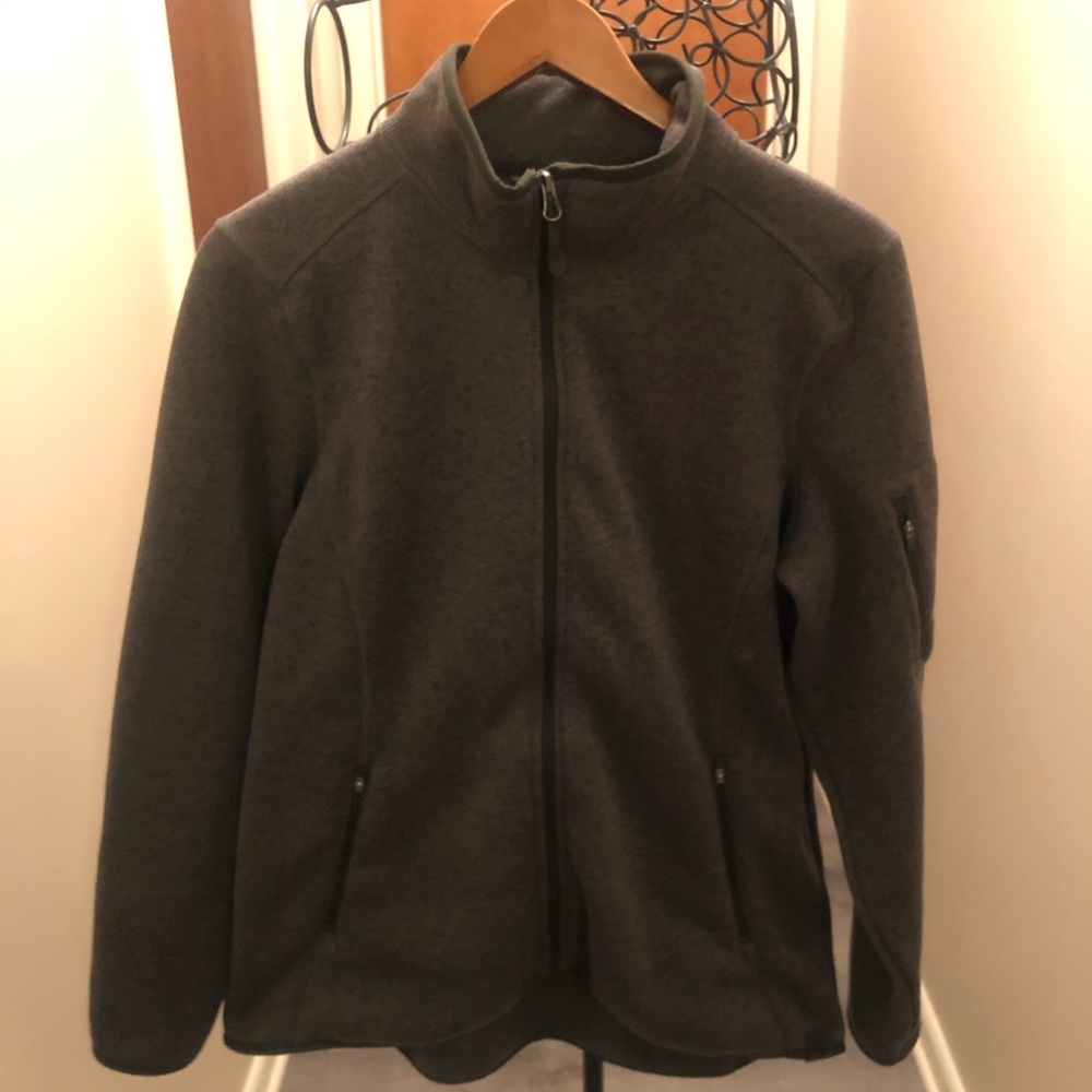 L.L. Bean Fleece Sweater Jacket Size XL Regular